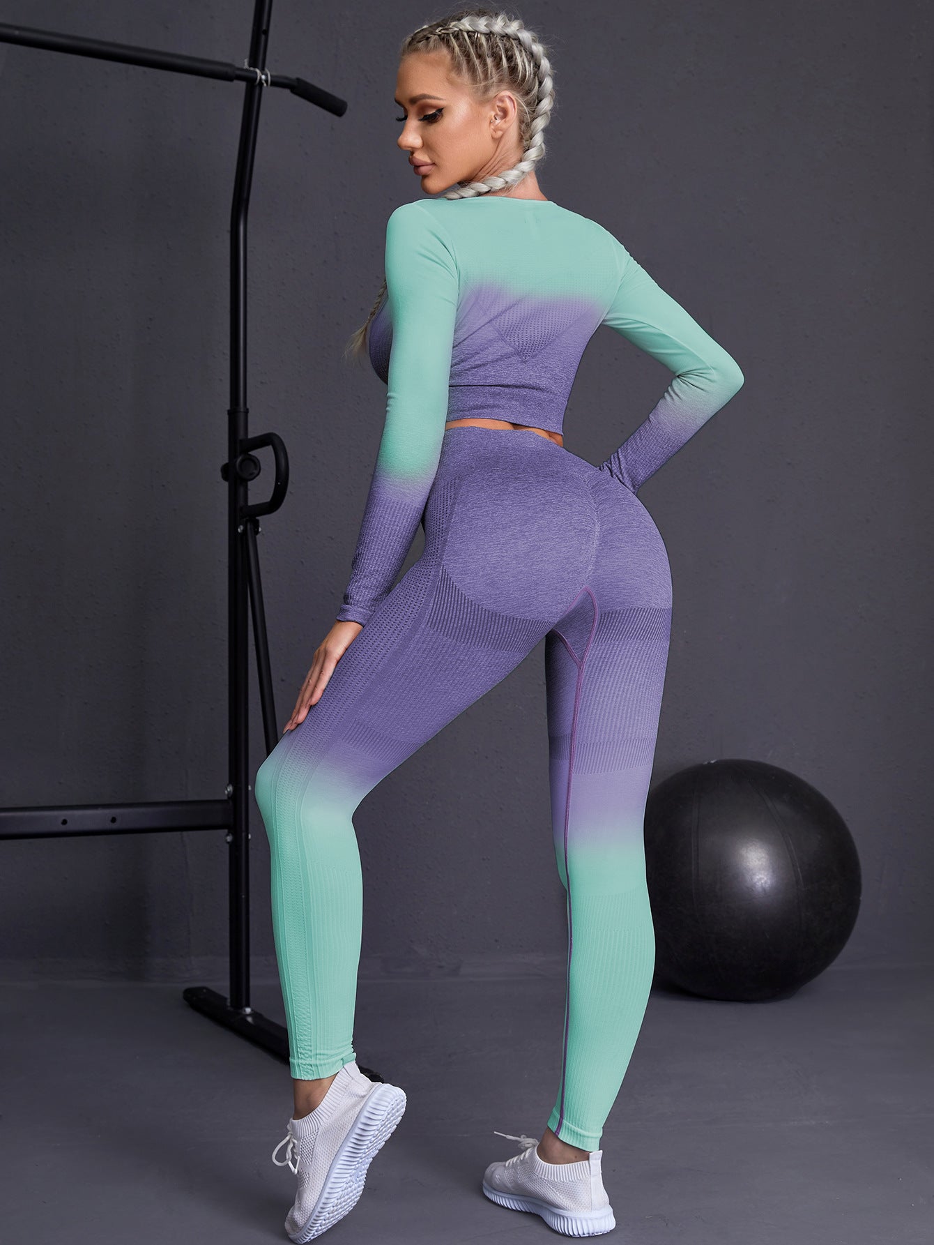 Seamless Yoga Set-TZ072-2